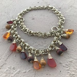 Chunky Beaded Fashion Necklace